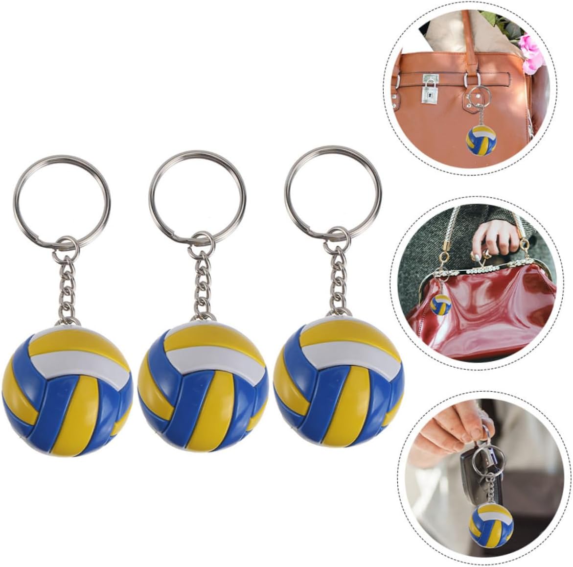 BESPORTBLE Volleyball Keychain Lightweight Sports Pendant