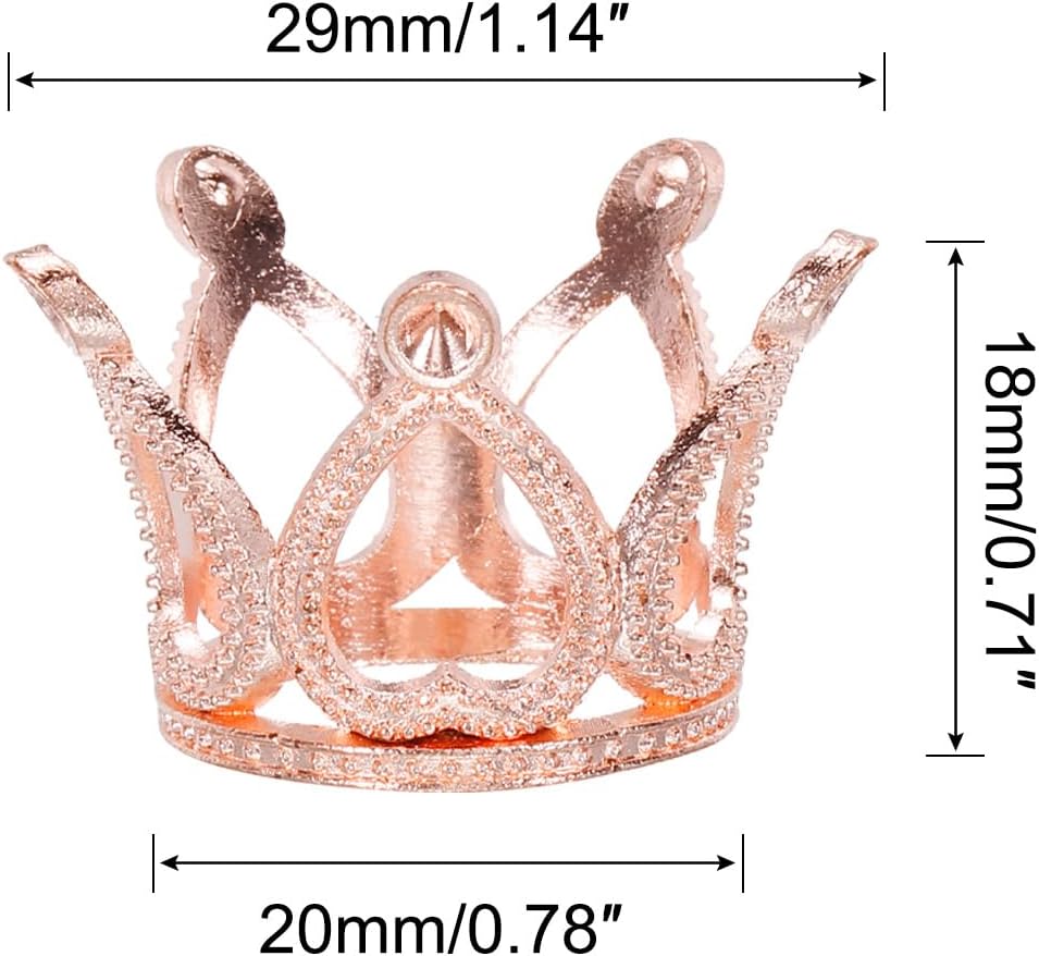 MECCANIXITY Rose Gold Crystal Ball Display Holder