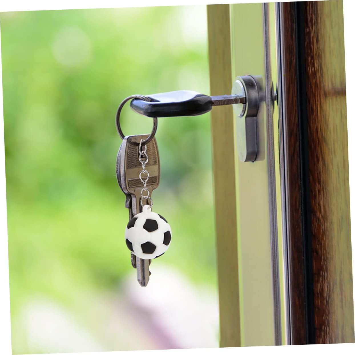Soccer Themed Keychain for Boys and Girls Keyring