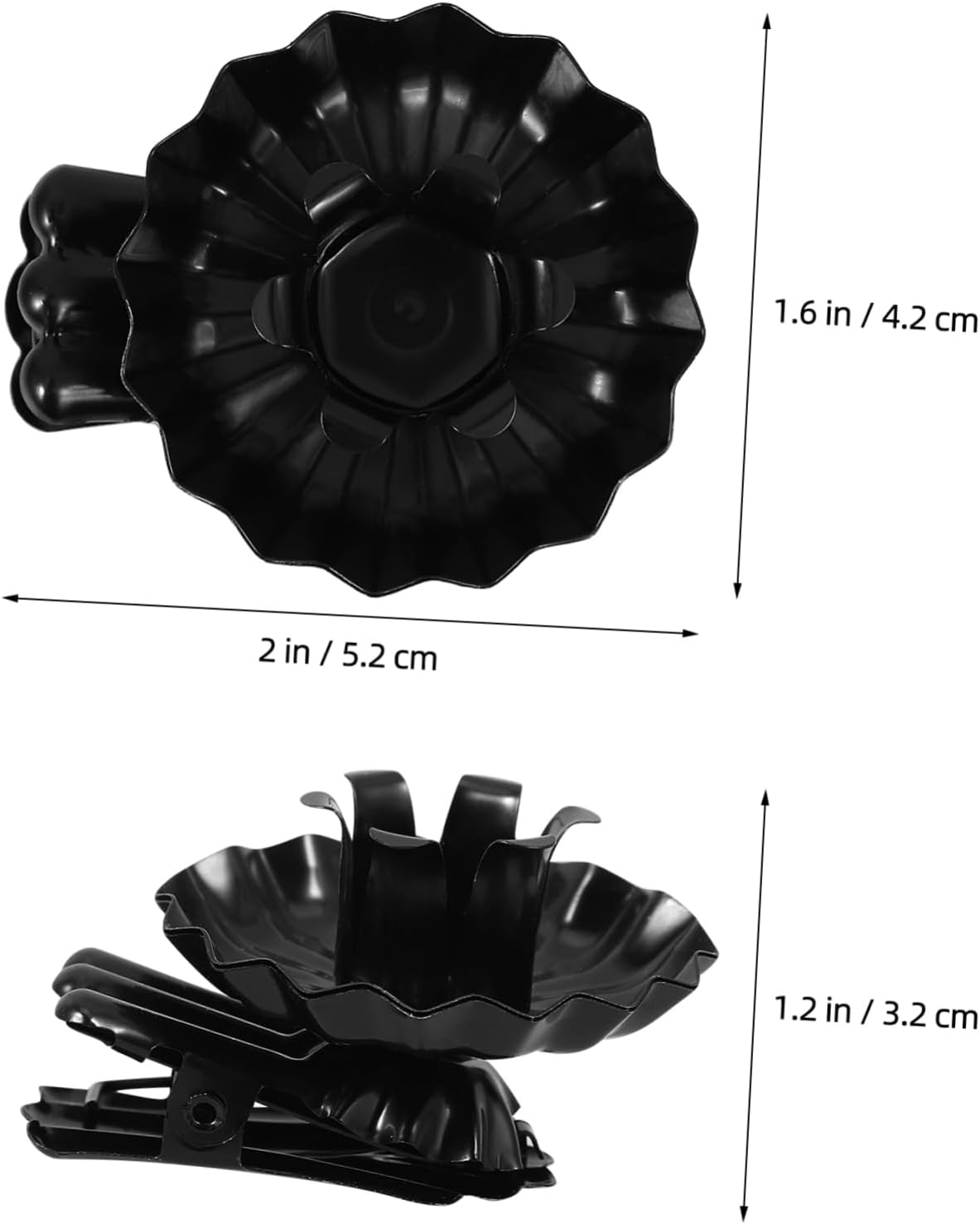 STOBAZA 10pcs Metal Candle Clips for Christmas Tree