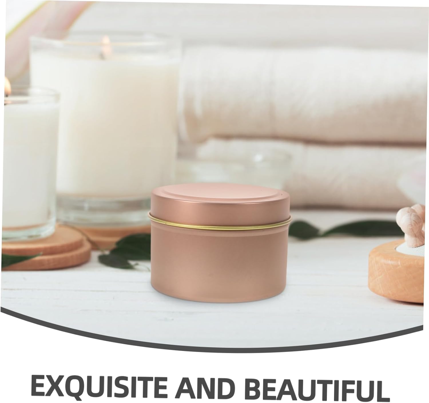 12Pcs 4oz Metal Candle Tins with Lids