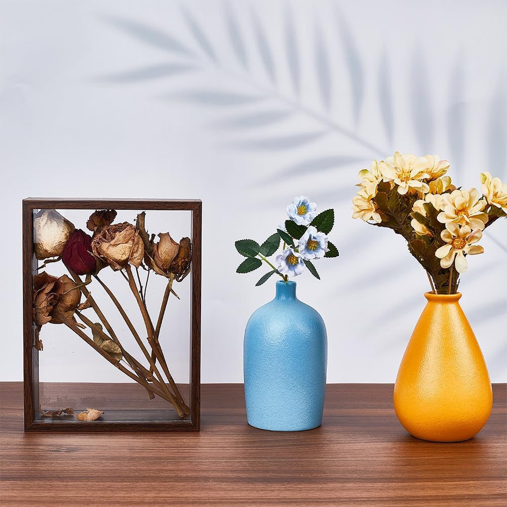 CREATCABIN Shadow Box Display Frame Wood Dried Flower Memory Box 83x63x23 Inch