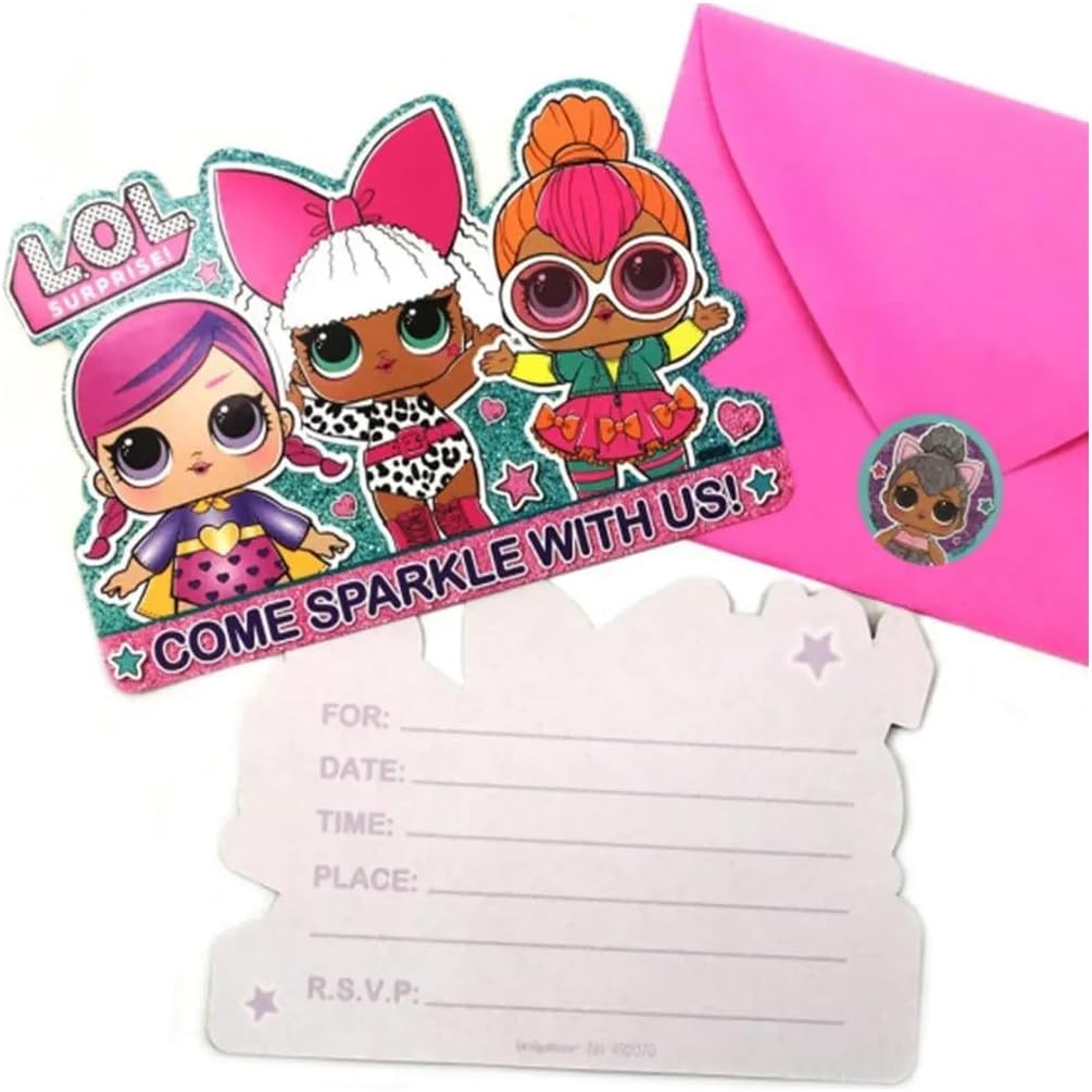 Amscan LOL Birthday Party Supplies Bundle
