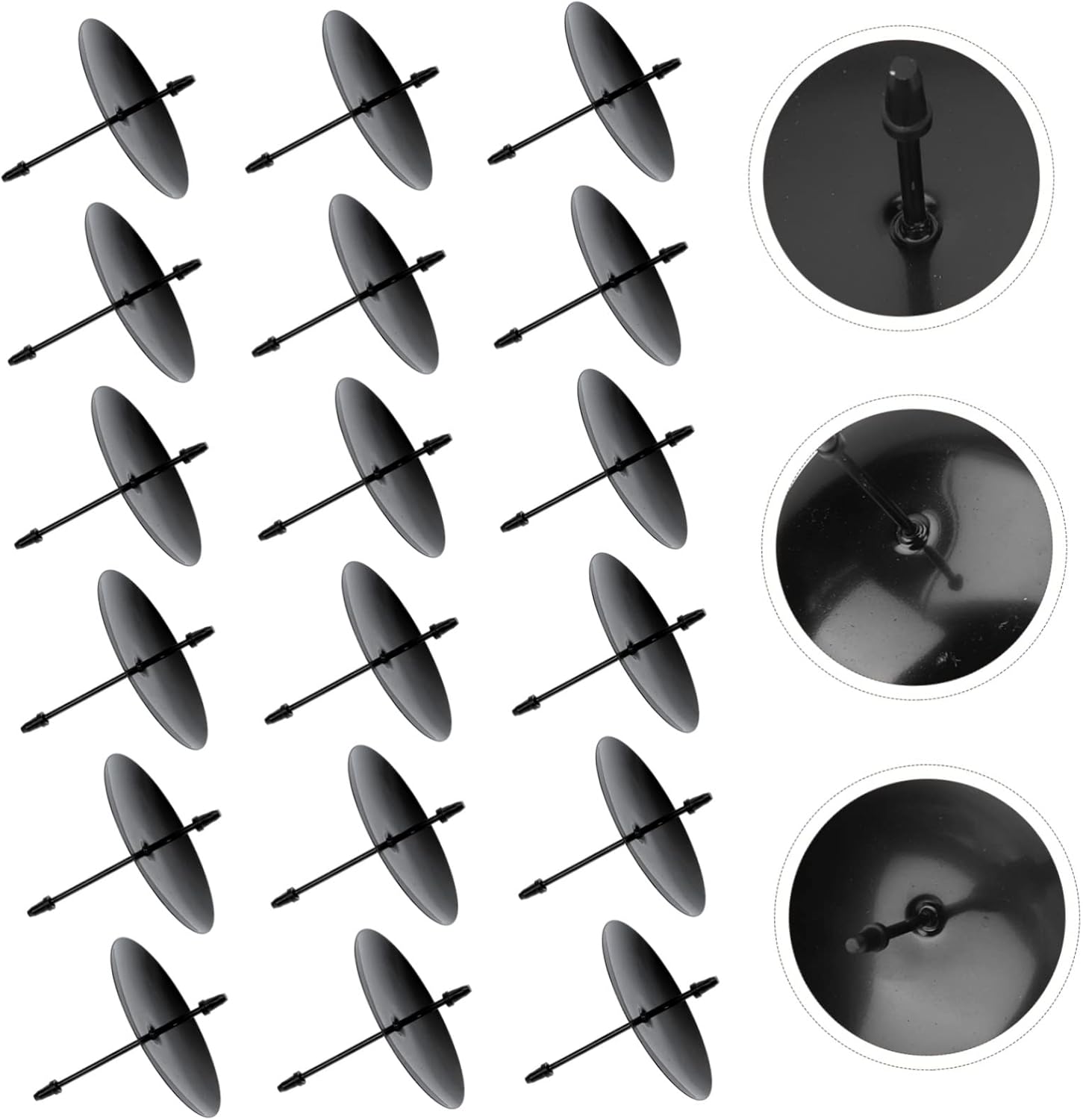 12Pcs Iron Candle Holders for Advent Wreaths and Christmas Celebrations