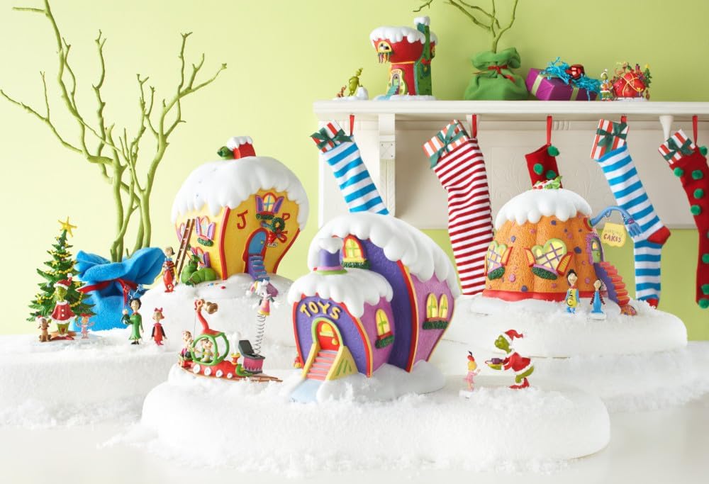 Department 56 Dr Seuss Grinch Village Cindy Lou Who House Lighted Building