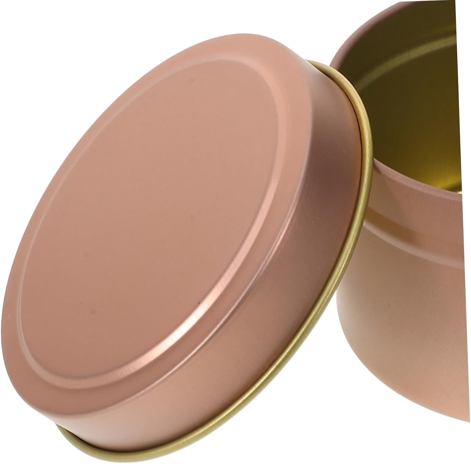 12pcs Metal Candle Tins for Candle Making Storage