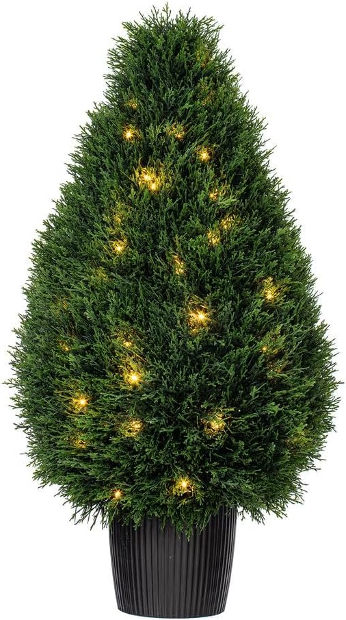Vickerman 36 High Cedar Teardrop Bush