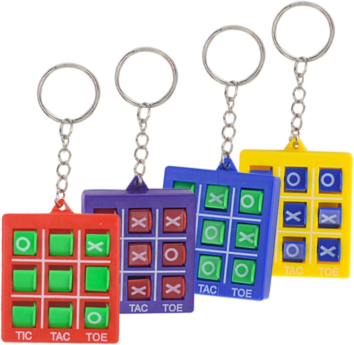 IMIKEYA 4pcs Chess Keychains Fun Fidget Toys