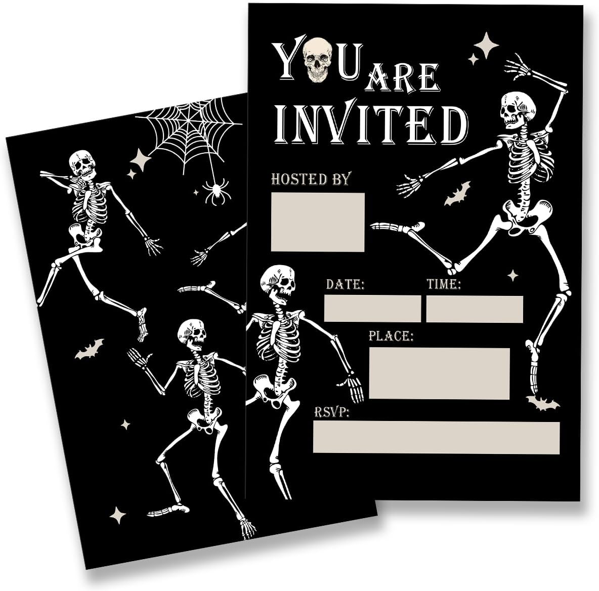 Halloween Party Invitations Set of 20 with Envelopes