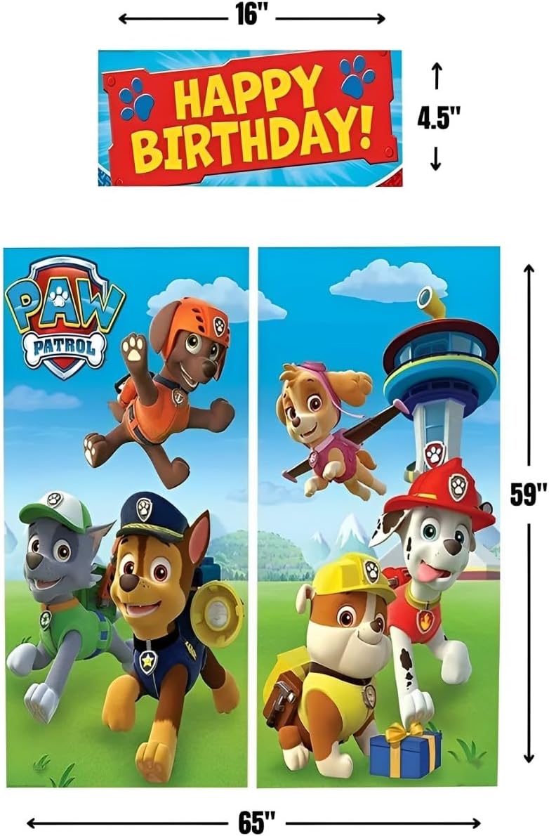 Multicolor Paw Patrol Scene Setters Pack of 17