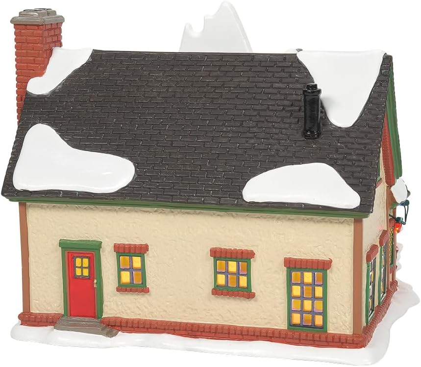 Department 56 Snow Village Grinch House Lit Building Collectible