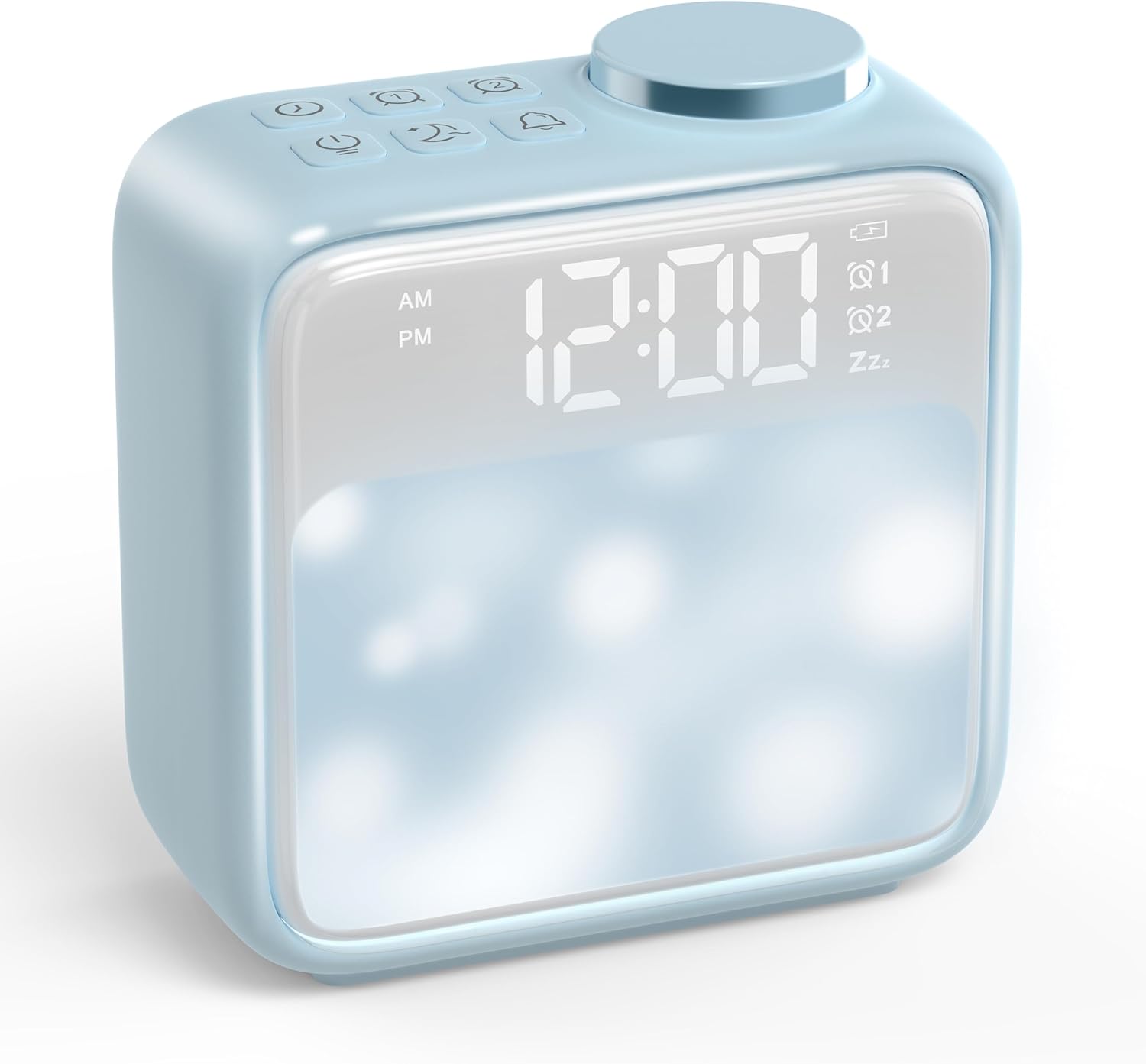 Airivo Alarm Clock Night Light with 6 Scenes and White Noise