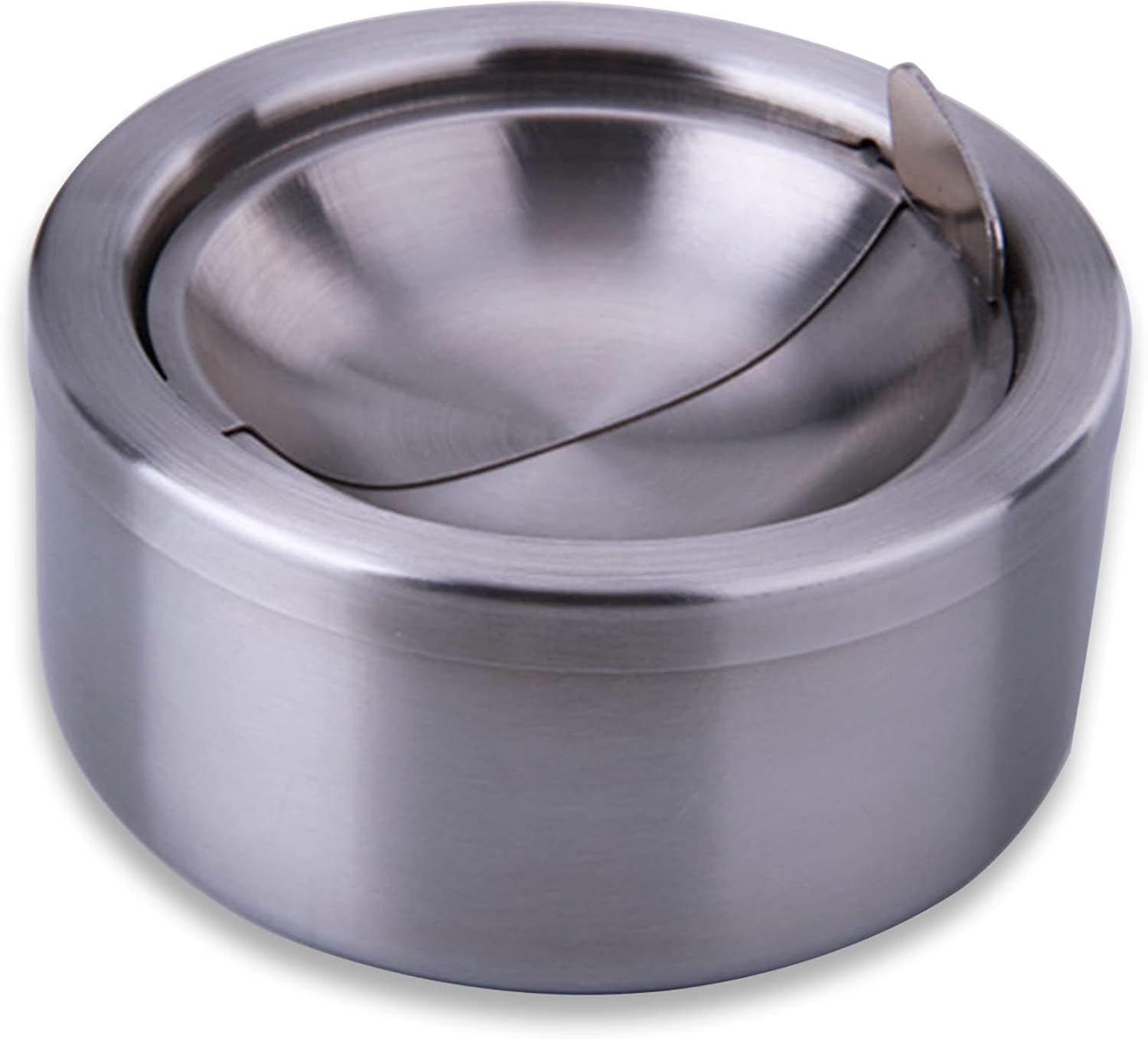Hanlongyu Windproof Stainless Steel Ashtray with Lid