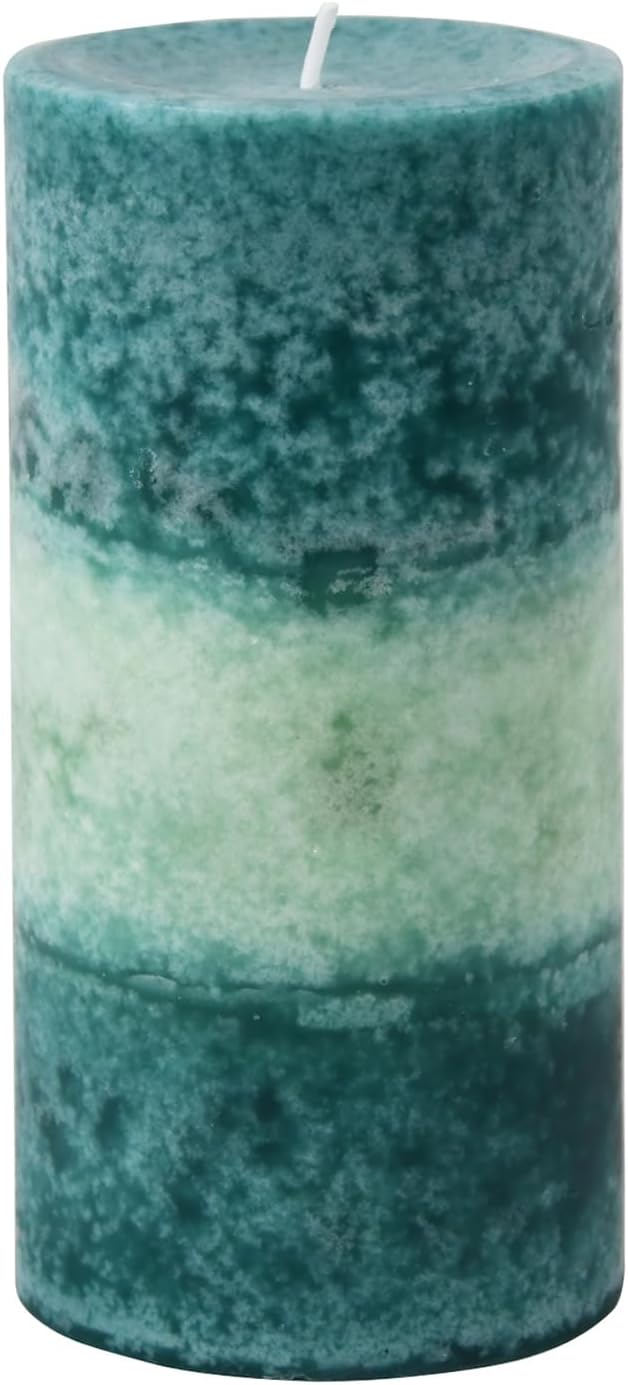 6 Inch Fresh Ocean Flowers Scented Pillar Candle 1