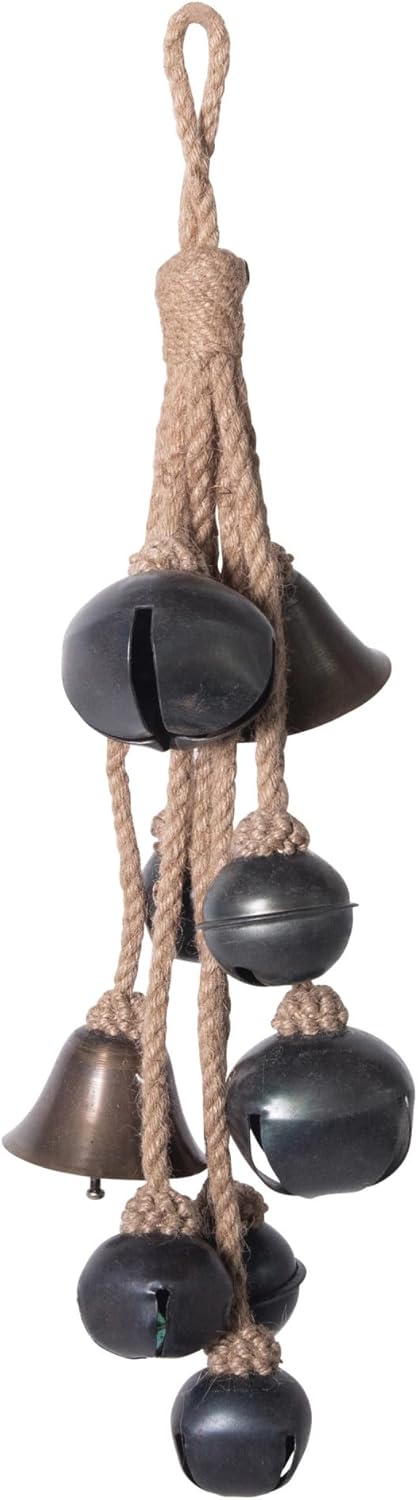 Creative Co-Op Decorative Metal Bells Wall Hanging