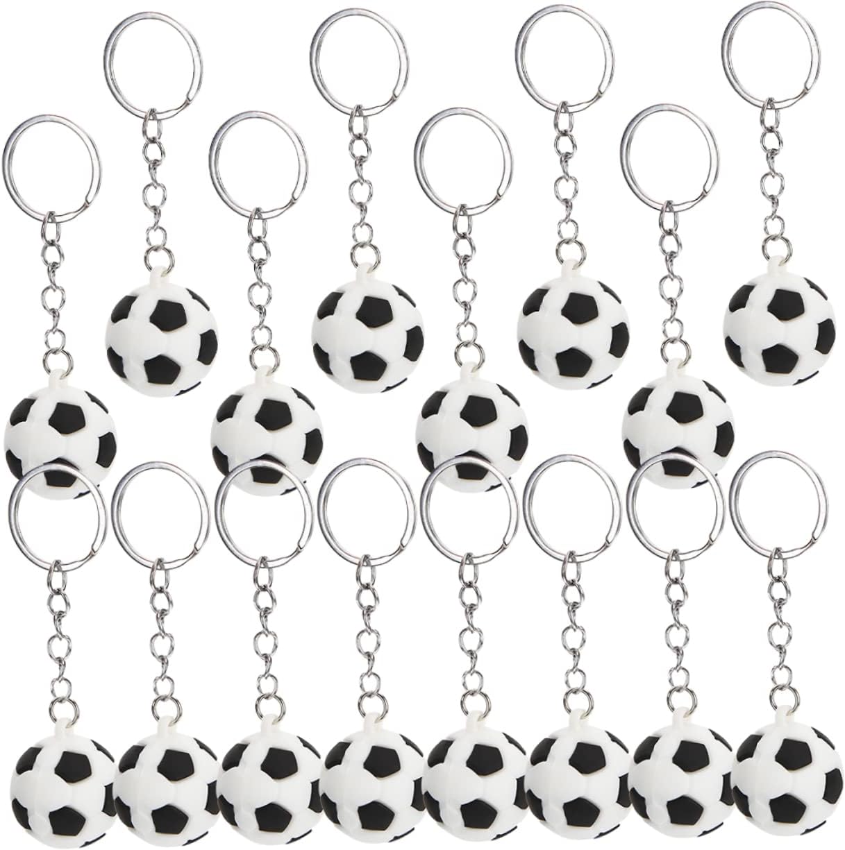 Soccer Themed Keychain for Boys and Girls Keyring