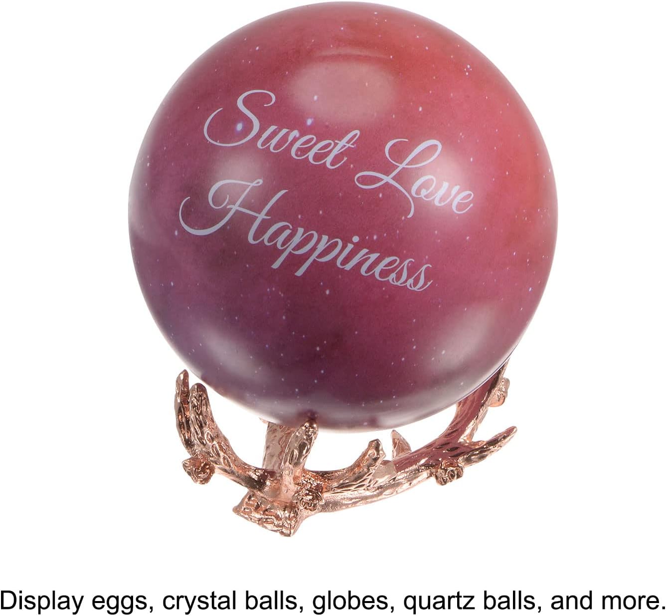 MECCANIXITY Crystal Ball Display Stand Rose Gold