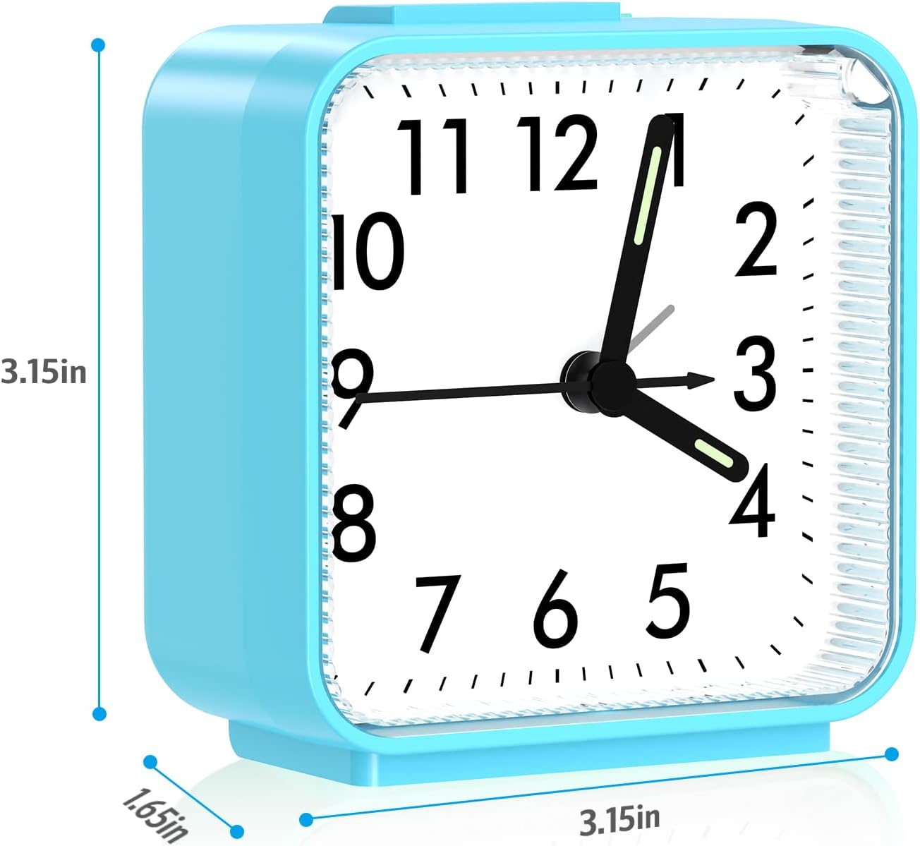 AMIR Analog Alarm Clock with Snooze and Light