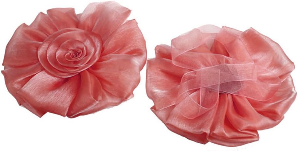 Turbokey 3D Rose Flower Curtain Tieback Holdback Set