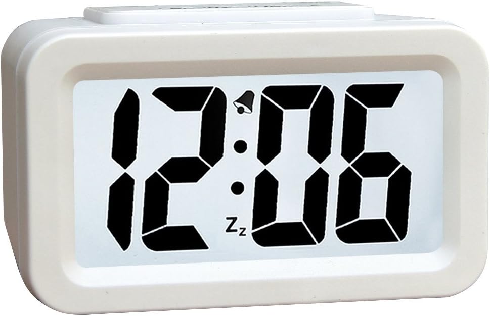 Hense Mute Luminous Alarm Clock with Adjustable Light HA35
