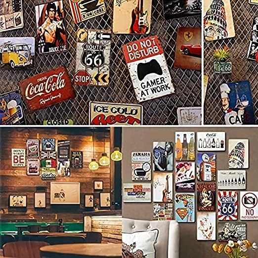 Retro Tin Sign Soccer Life Lessons Wall Decor