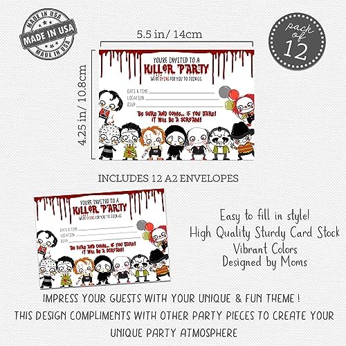 Silly Goose Halloween Horror Party Invitation Decoration