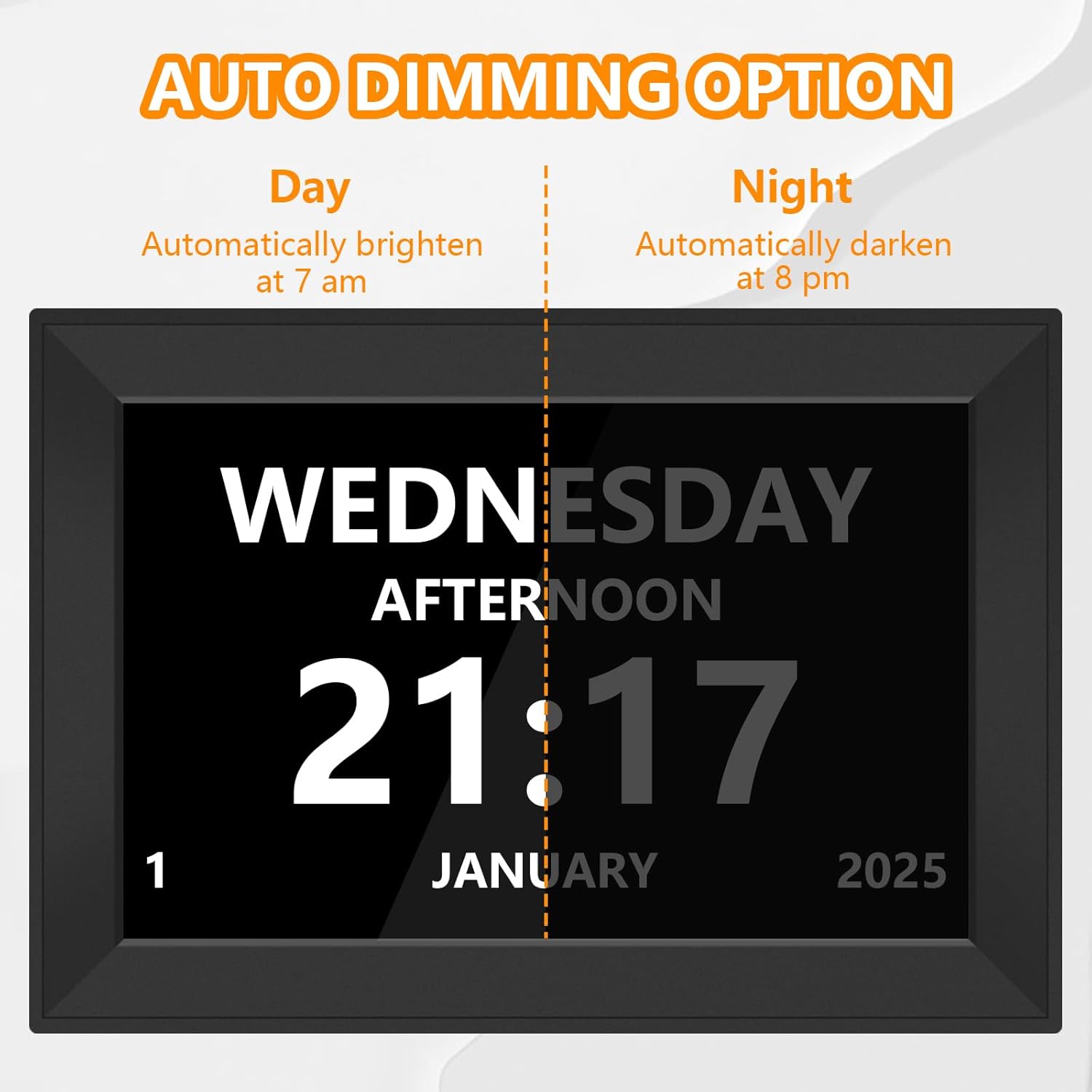 101 Touchscreen Digital Clock with 64 Alarms for Seniors