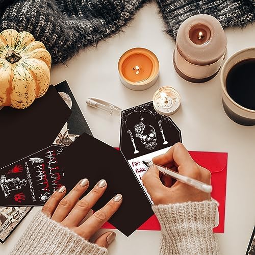 Halloween Party Invitation Cards and Envelopes 20 Pieces
