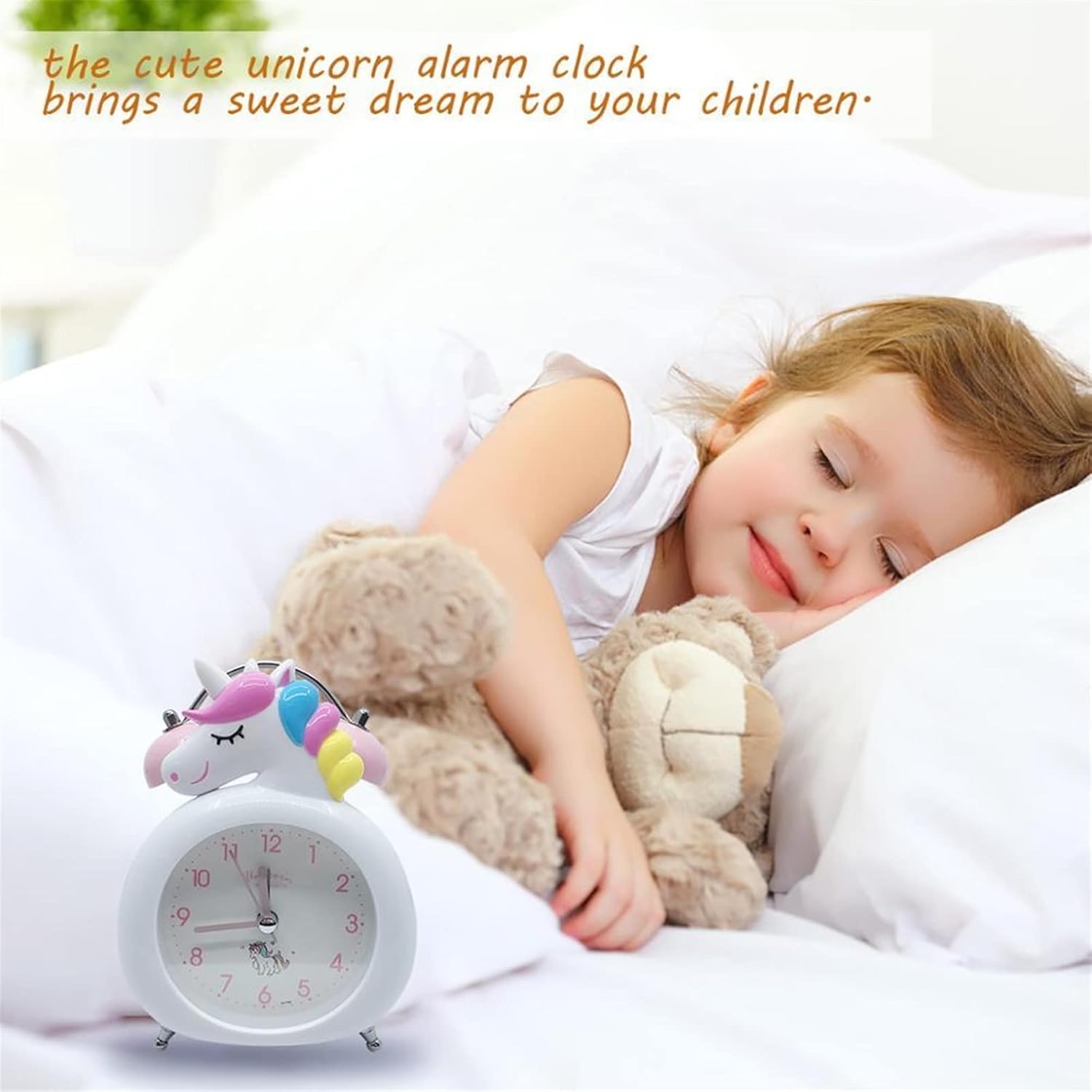 SUNESA Kids Unicorn Alarm Clock with LED Display