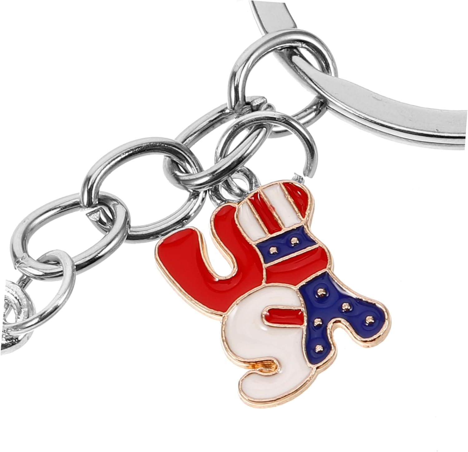 CHILDWEET USA Flag Keychain Pendant Lightweight Travel Souvenir