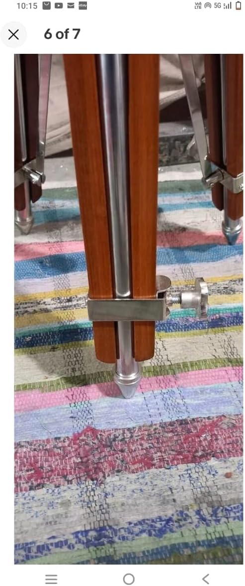 Aliza Malik Wooden Tripod Stand for Telescopes Spotting Scopes Adjustable Display