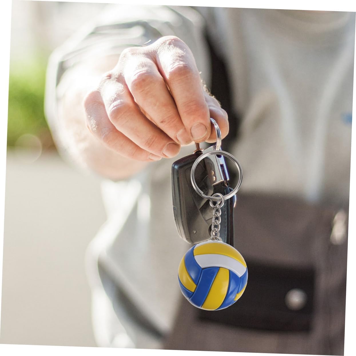 BESPORTBLE Volleyball Keychain Lightweight Sports Pendant