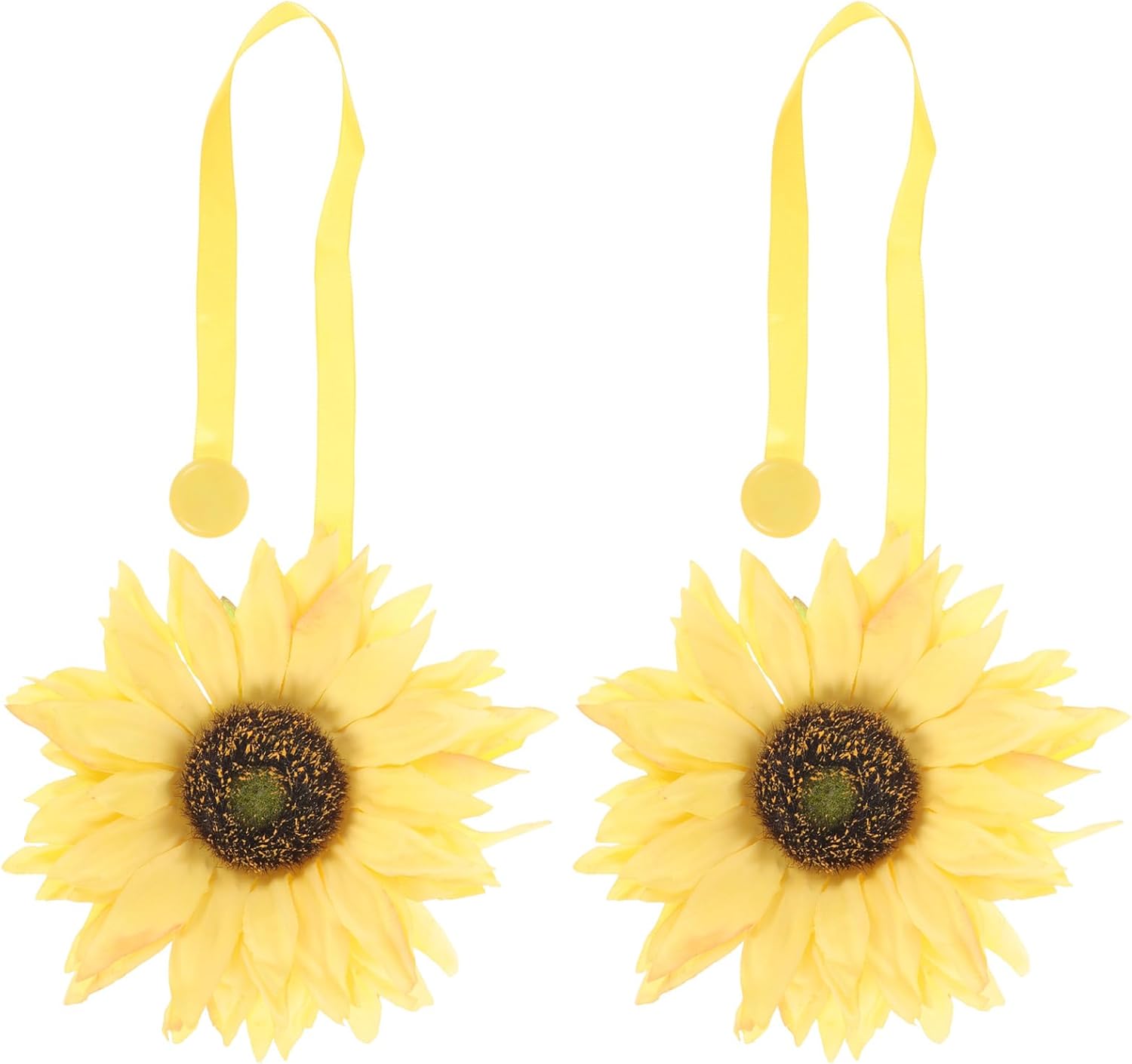 Sunflower Curtain Holdbacks for Summer Windows
