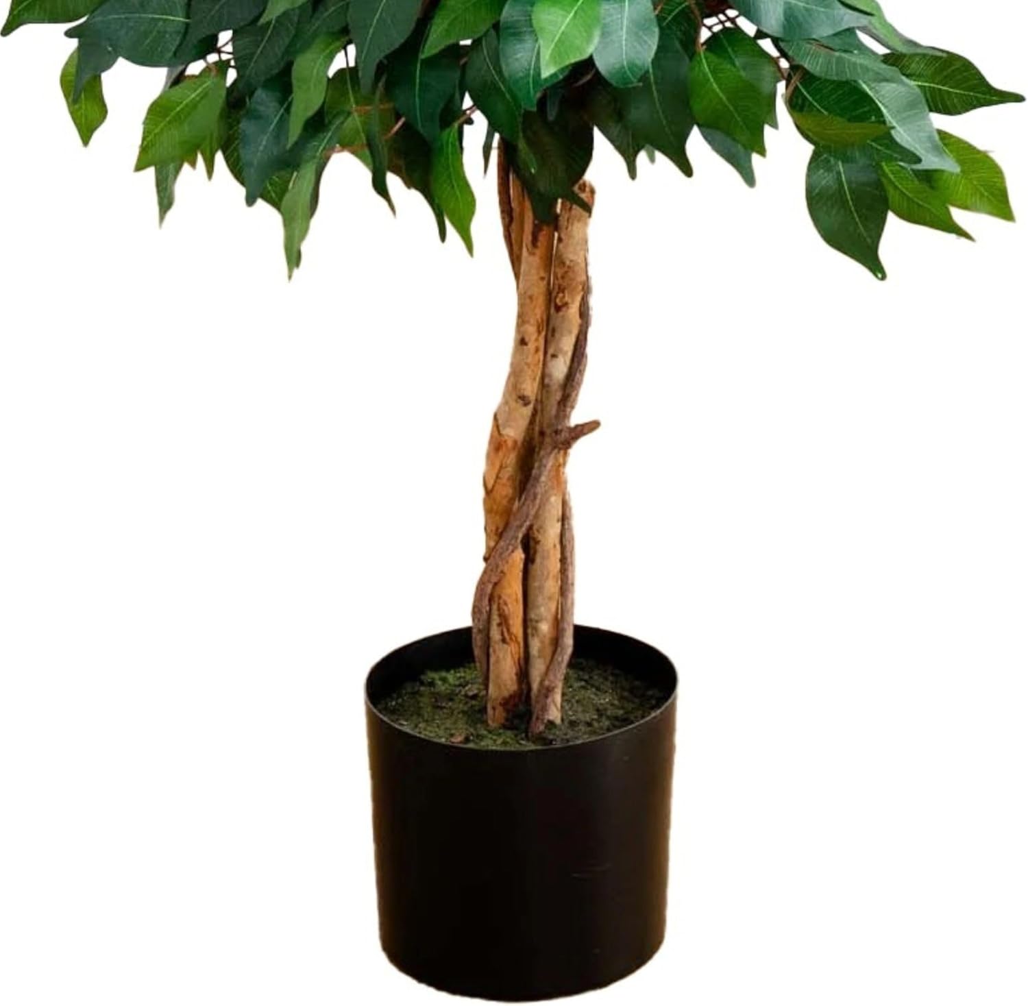 Nearly Natural 4ft Triple Trunk Artificial Ficus Tree