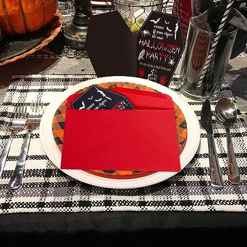 Halloween Party Invitation Cards and Envelopes 20 Pieces
