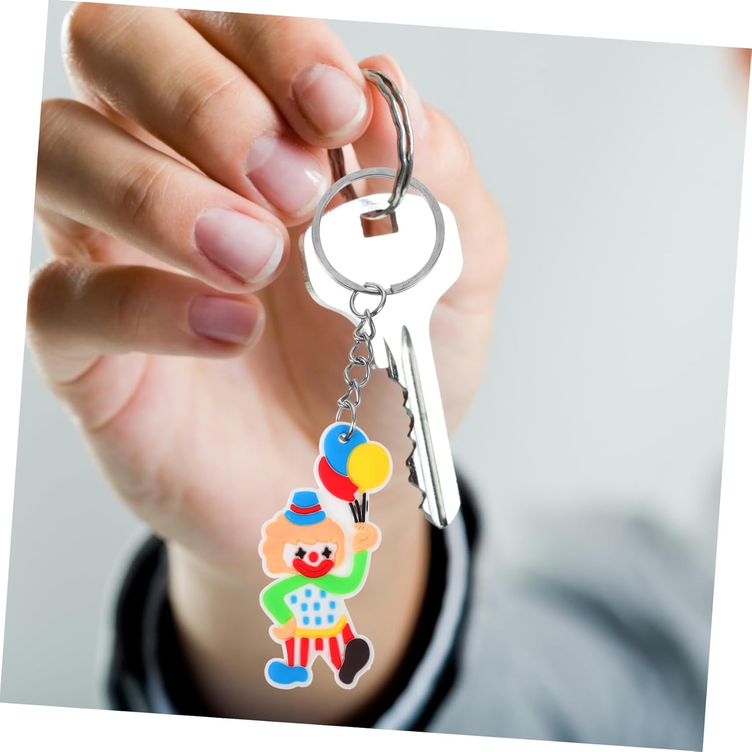12pcs Unique Clown Key Chain for Women Party Decor