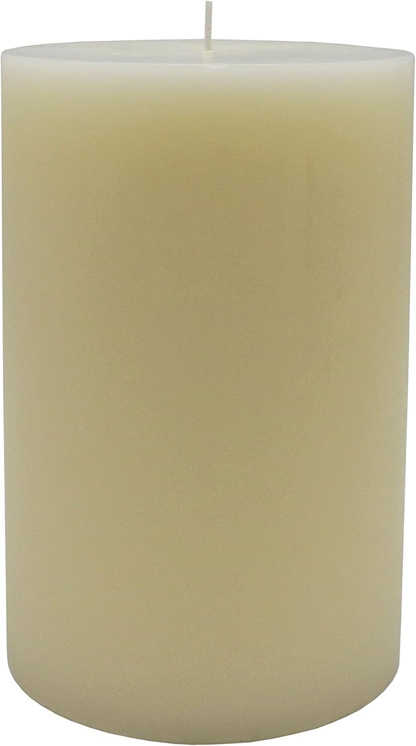 12 Pack Ivory Pillar Candles 4 x 6 Inches