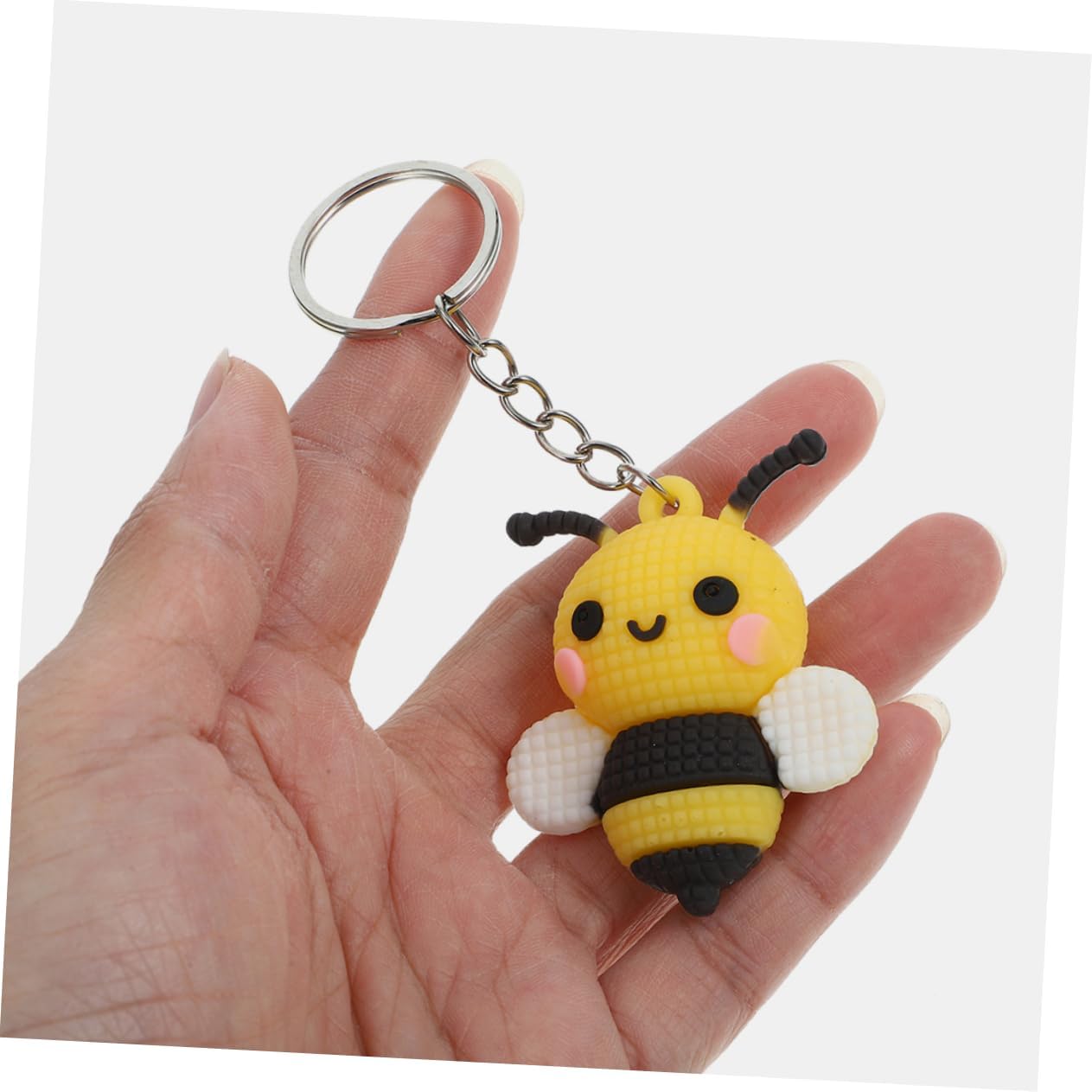 Cute Bee Keychain Backpack Keyring Party Favor