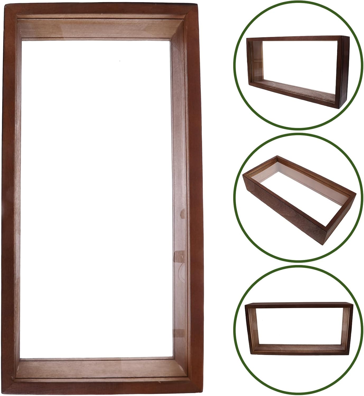 Abaodam Dried Flowers Shadow Box Frame Display Case