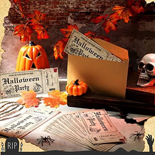 Geelin Halloween Party Invitations 30 Pcs with Envelopes