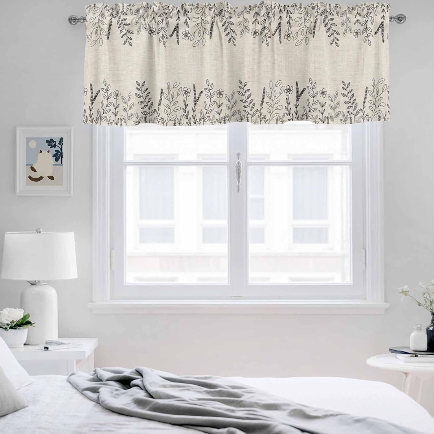 Thanksgiving Plant Valance Set for Windows