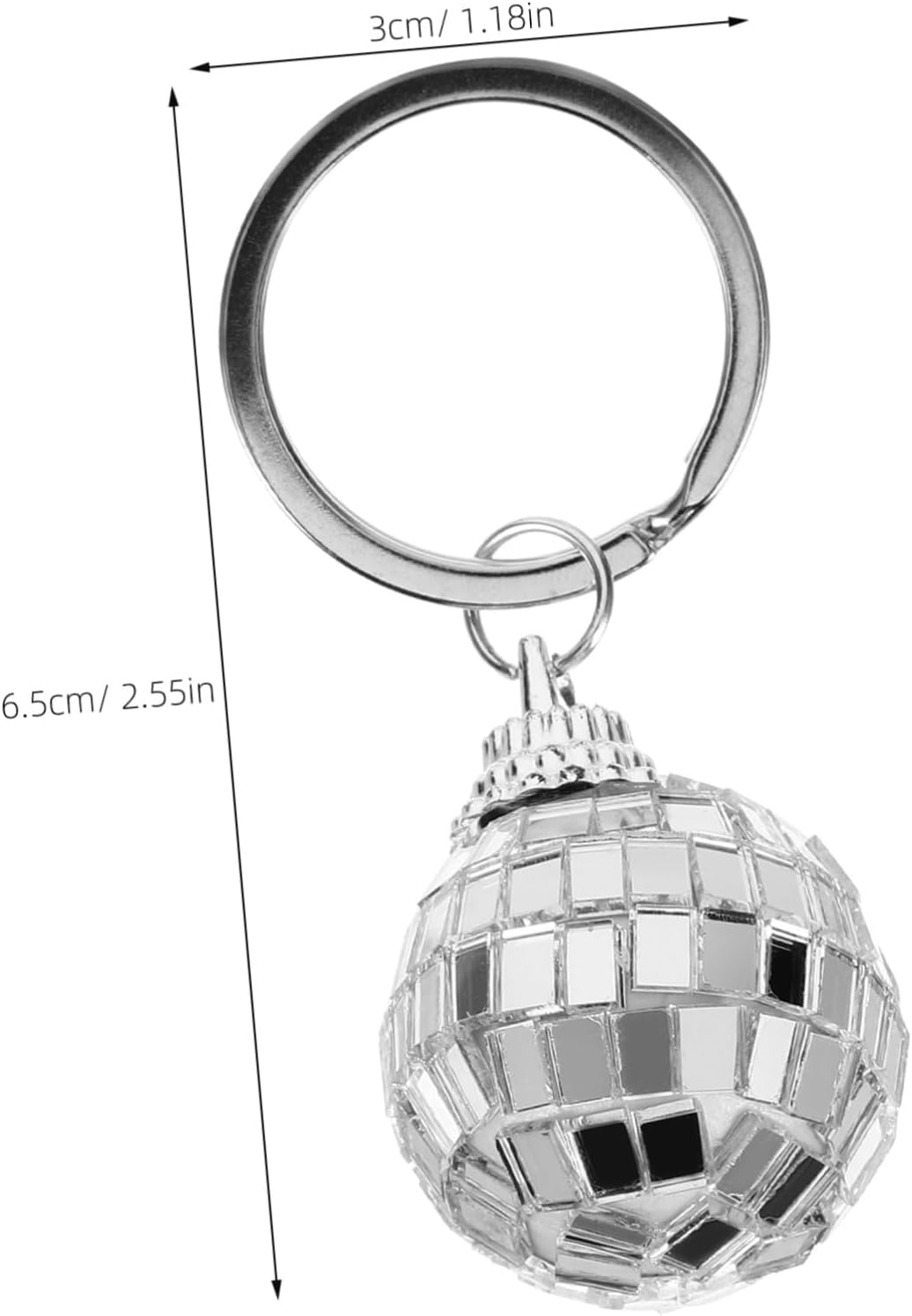 Disco Ball Keychain Pendant for Bags and Keys