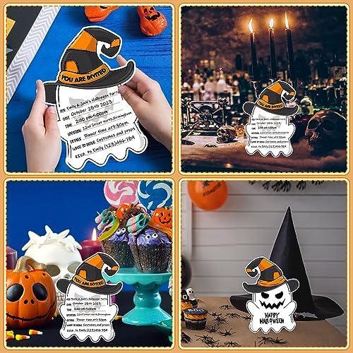 FaCraft Halloween Invitations with Envelopes