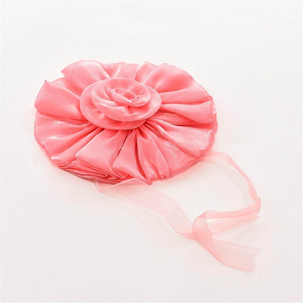 Turbokey 3D Rose Flower Curtain Tieback Holdback Set