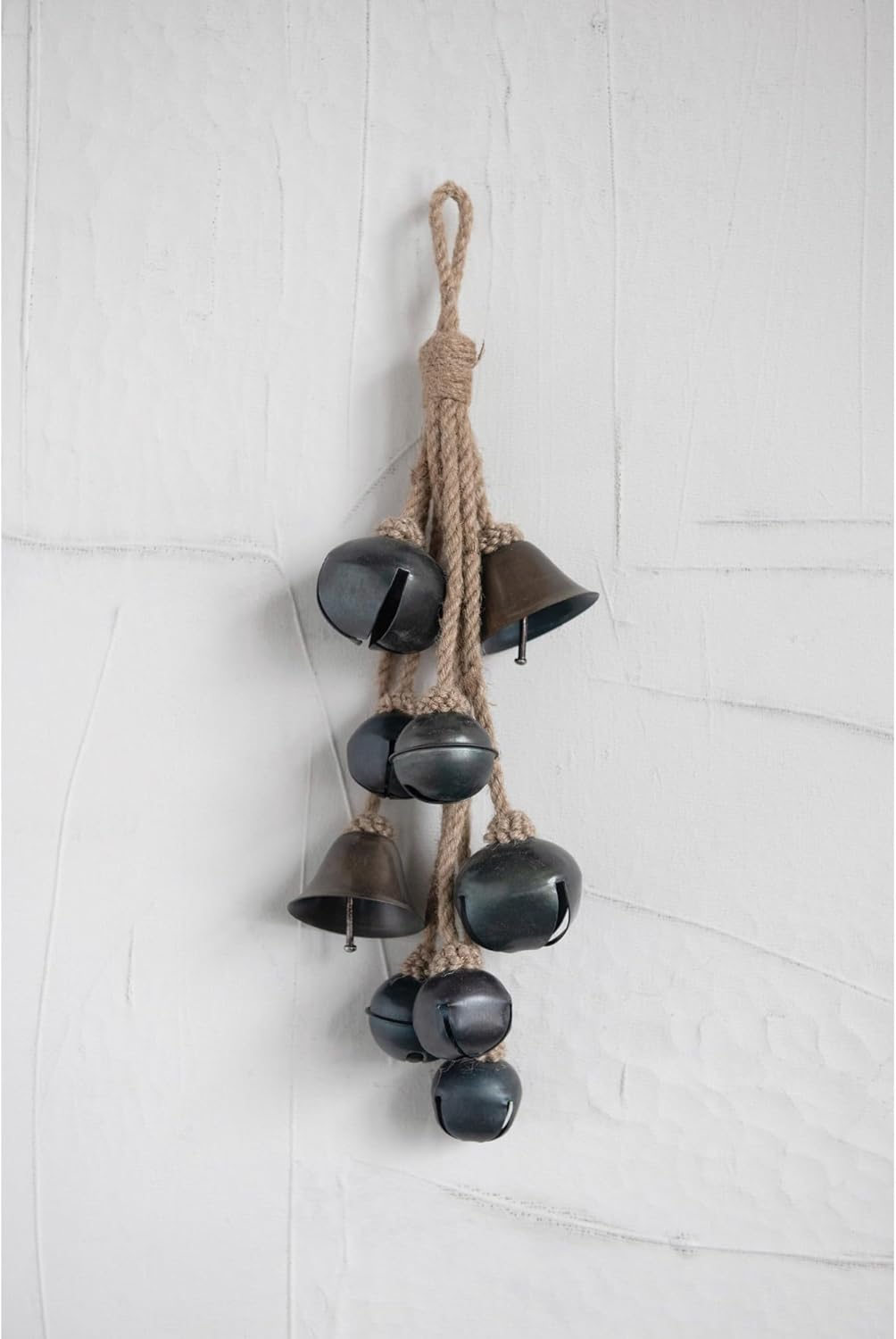 Creative Co-Op Decorative Metal Bells Wall Hanging