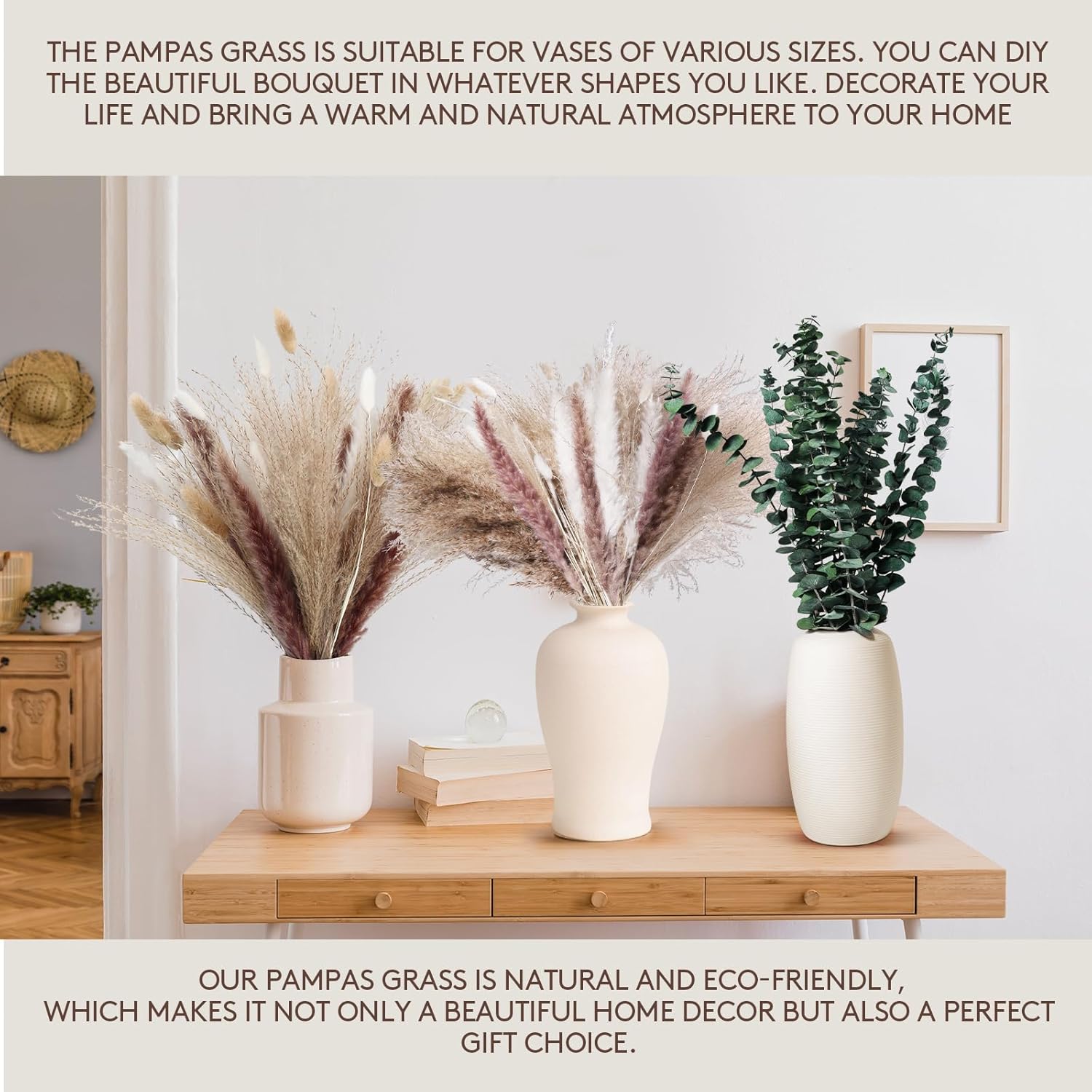 CozyKoala Dried Eucalyptus Decor 20 Stems