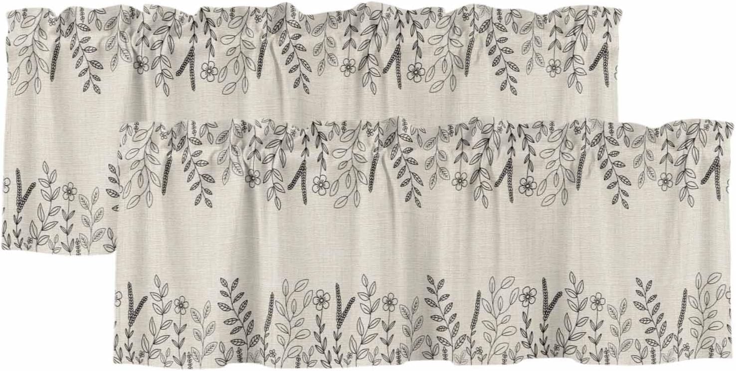Thanksgiving Plant Valance Set for Windows