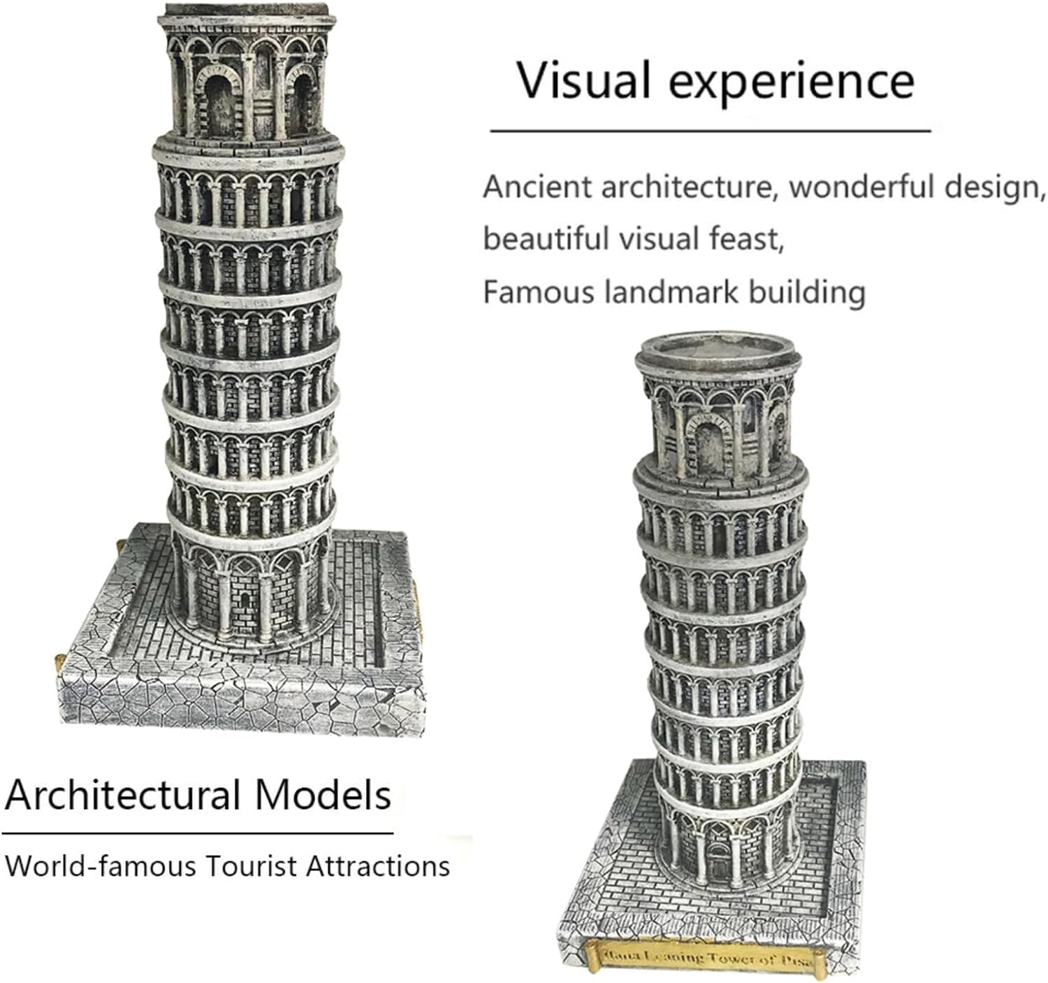 GeRRiT Italy Leaning Tower of Pisa Statue