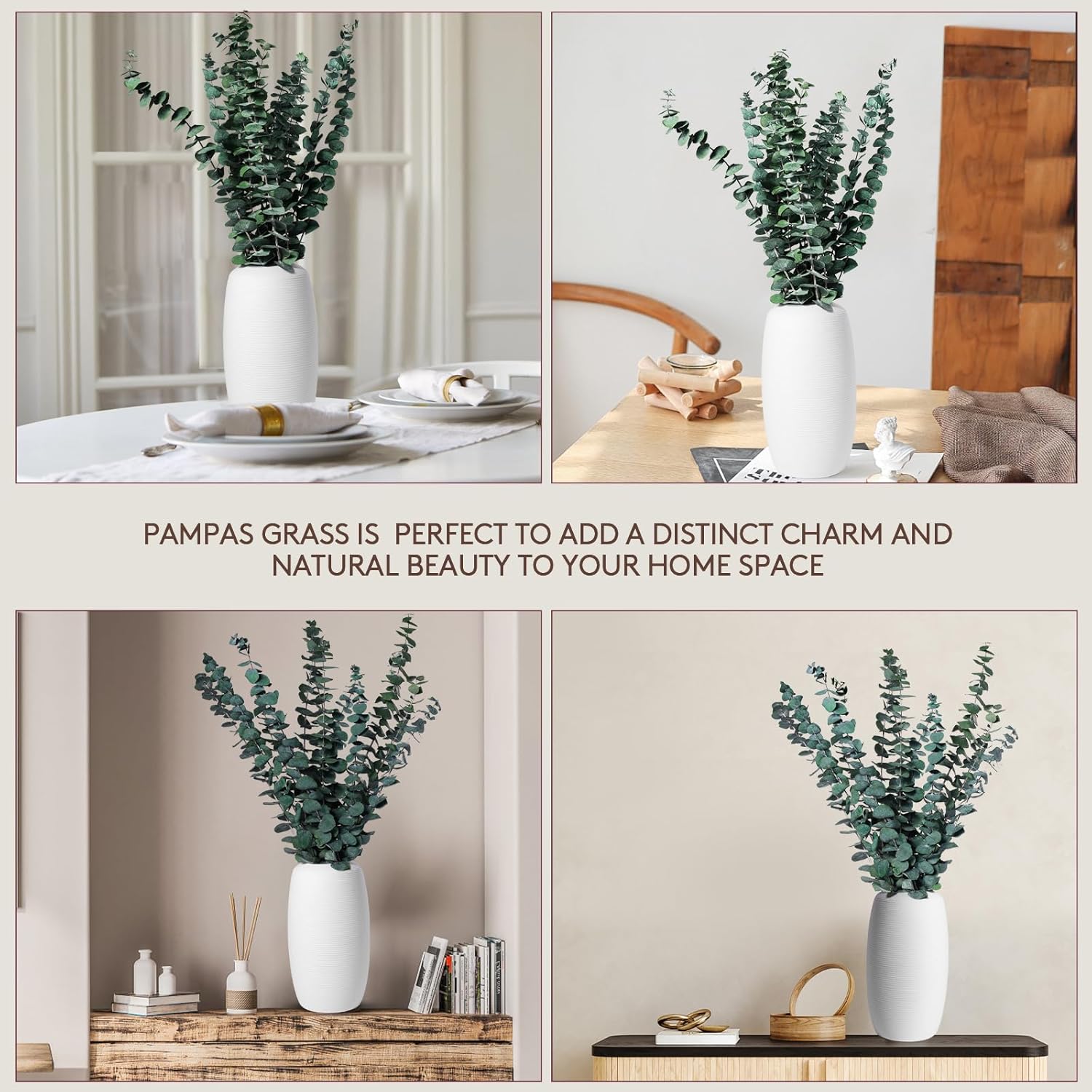 CozyKoala Dried Eucalyptus Decor 20 Stems