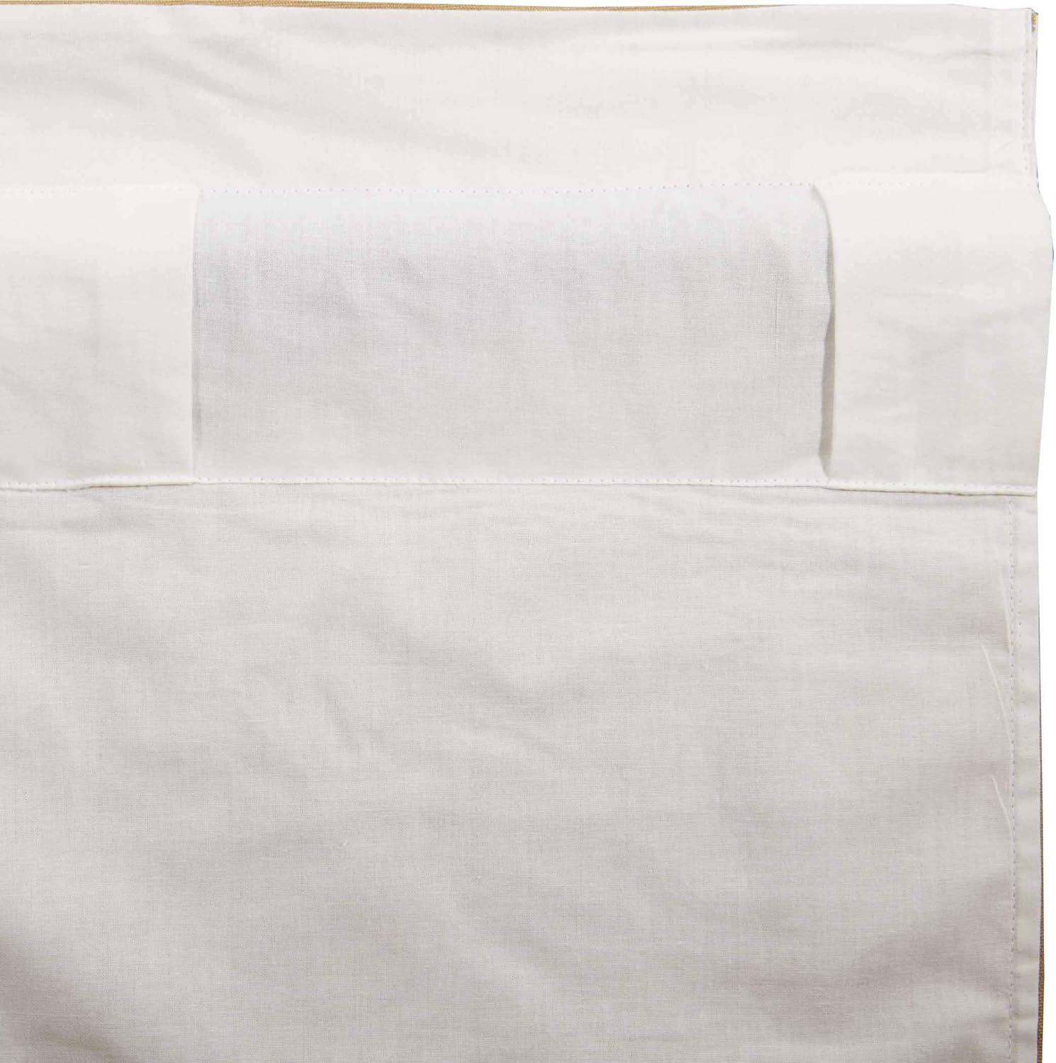 VHC Brands Flax Khaki Farmhouse Window Panels Set of 2
